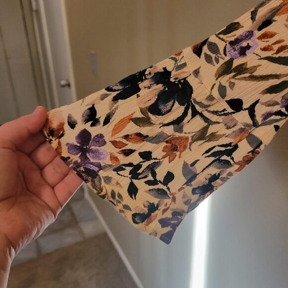 Torrid Floral Mini Dress with Crochet Detail - Picture 4 of 11